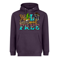 Plum wild and free with cactus Heavyweight Hoodie - AdoDesignShop