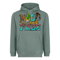 Sage wild and free with cactus Heavyweight Hoodie - AdoDesignShop
