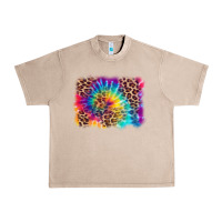 French Oak leopard tie dye background Urban Heavy Tee - Zillion Design Studio