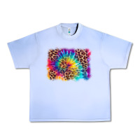 Grape Ice leopard tie dye background Urban Heavy Tee - Zillion Design Studio
