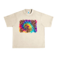 Sandshell leopard tie dye background Urban Heavy Tee - Zillion Design Studio