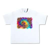 White leopard tie dye background Urban Heavy Tee - Zillion Design Studio