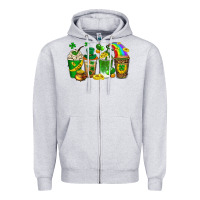 St. Patricks Day Coffee Drinks Zipper Hoodie | Teevron