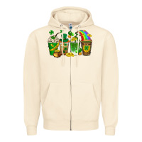 Sandshell st. patricks day coffee drinks Zipper Hoodie - Neo Western