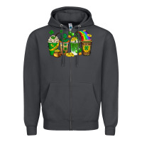 Smoke st. patricks day coffee drinks Zipper Hoodie - Neo Western