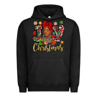 Pigment Black christmas joy black woman Urban Hoodie - MaliasSmallBusiness