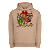 Pigment Burro christmas joy black woman Urban Hoodie - MaliasSmallBusiness