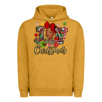 Pigment Peanut Butter christmas joy black woman Urban Hoodie - MaliasSmallBusiness