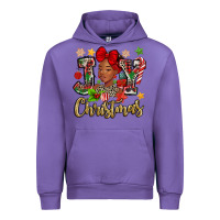 Tulip christmas joy black woman Urban Hoodie - MaliasSmallBusiness
