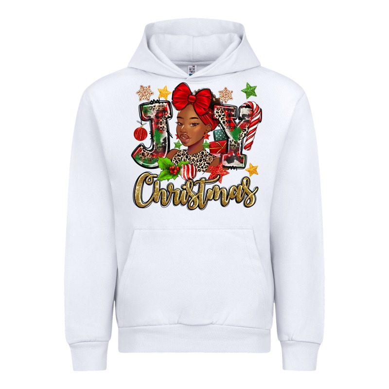 Christmas Joy Black Woman Urban Hoodie by MaliasSmallBusiness | Teevron