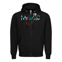 Black nurse Zipper Hoodie - SublimationCraftShop