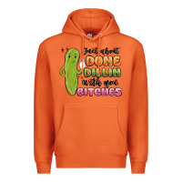 Carrot just about done dillin with you bitches Premium Hoodie - MaliasSmallBusiness