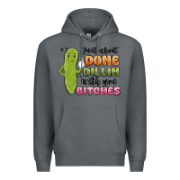 Rock just about done dillin with you bitches Premium Hoodie - MaliasSmallBusiness