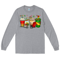Heather Grey juneteenth coffee cups Long Sleeve Tee - Zillion Design Studio