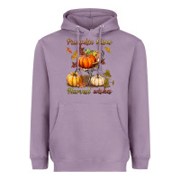 Lavender pumpkin kisses harvest wishes Heavyweight Hoodie - BundleAndBundleShop