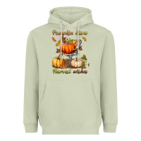Matcha pumpkin kisses harvest wishes Heavyweight Hoodie - BundleAndBundleShop