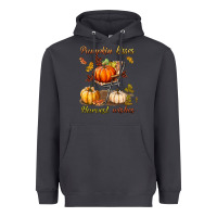 Smoke pumpkin kisses harvest wishes Heavyweight Hoodie - BundleAndBundleShop
