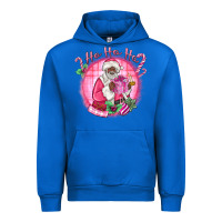 Cobalt ho ho ho pink black santa christmas Urban Hoodie - MaliasSmallBusiness