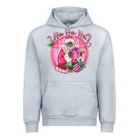 Heather Grey ho ho ho pink black santa christmas Urban Hoodie - MaliasSmallBusiness