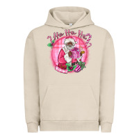 Pigment French Oak ho ho ho pink black santa christmas Urban Hoodie - MaliasSmallBusiness