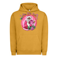Pigment Peanut Butter ho ho ho pink black santa christmas Urban Hoodie - MaliasSmallBusiness