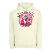 Pigment Pistachio ho ho ho pink black santa christmas Urban Hoodie - MaliasSmallBusiness