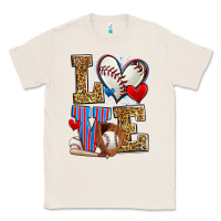 Natural love baseball Classic Tee - Zillion Design Studio