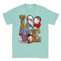 Seafoam love baseball Classic Tee - Zillion Design Studio