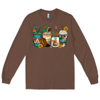 Chestnut indian headdress coffee cups Long Sleeve Tee - Zillion Design Studio