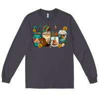 Indian Headdress Coffee Cups Long Sleeve Tee | Teevron