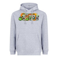 Heather Grey soccer coffee cups Heavyweight Hoodie - Jasminsmagicworld