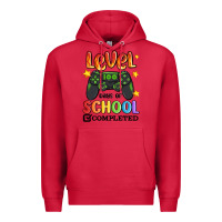 Cardinal level 100 days of school completed Premium Hoodie - MaliasSmallBusiness