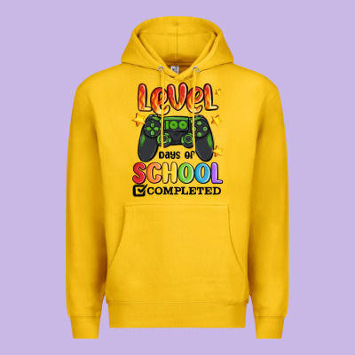 Level 100 Days Of School Completed Premium Hoodie Designed By Maliassmallbusiness