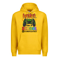 Lemon level 100 days of school completed Premium Hoodie - MaliasSmallBusiness