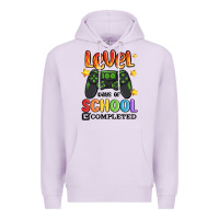 Lilac level 100 days of school completed Premium Hoodie - MaliasSmallBusiness