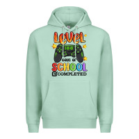 Seafoam level 100 days of school completed Premium Hoodie - MaliasSmallBusiness