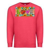 Cardinal love and sunflower with pen and apple license plate template Premium Sweatshirt - Artiststas