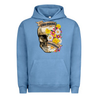 Pigment Pebble Blue kinda emotional kinda emotionless Urban Hoodie - MaliasSmallBusiness