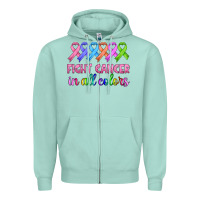 Seafoam fight cancer in all colors Zipper Hoodie - HRA Design Shop