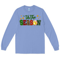 Colony Blue 'tis the season softball christmas Long Sleeve Tee - RanaPortraitStore