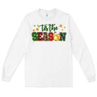 White 'tis the season softball christmas Long Sleeve Tee - RanaPortraitStore