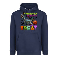 Navy trick rawr treat Heavyweight Hoodie - BundleAndBundleShop