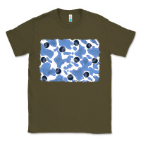 Army Green distressed blueberry milkshake cowhide Classic Tee - RanaPortraitStore