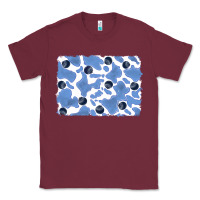 Burgundy distressed blueberry milkshake cowhide Classic Tee - RanaPortraitStore
