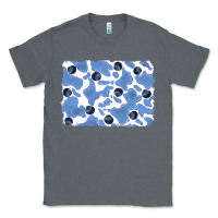 Charcoal Heather distressed blueberry milkshake cowhide Classic Tee - RanaPortraitStore