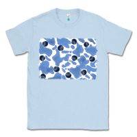 Dusty Blue distressed blueberry milkshake cowhide Classic Tee - RanaPortraitStore
