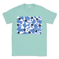 Seafoam distressed blueberry milkshake cowhide Classic Tee - RanaPortraitStore
