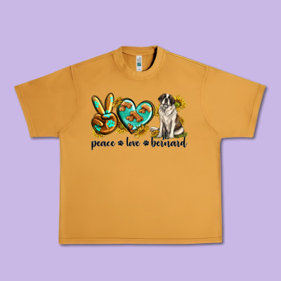Urban Heavy Tee peace love st. bernard