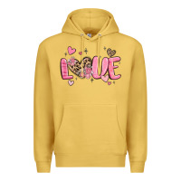 Antique Gold love valentines day Premium Hoodie - MaliasSmallBusiness