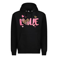 Black love valentines day Premium Hoodie - MaliasSmallBusiness
